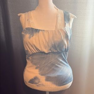 Tie-Dye Ribbed Tank Top
